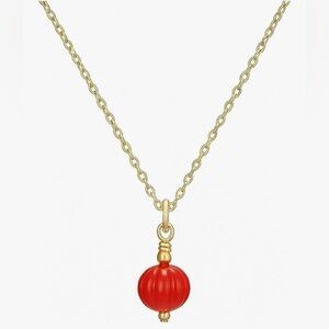 Gorgeous Ross-Simon’s Gold Vermeil Agate Bead necklace